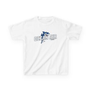 Kids Ocean Air School Shark Mascot Tee