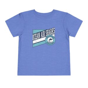 Toddler Ocean Air Sharks Retro Banner Tee