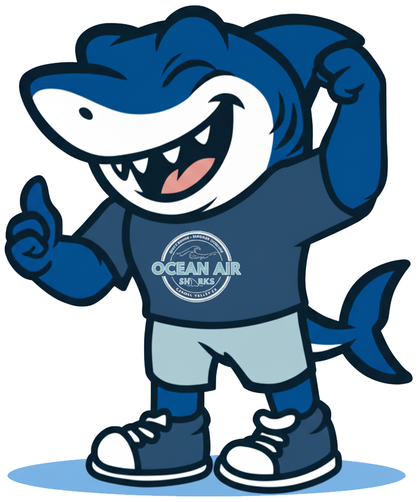 Shark-with-Kids-Tee
