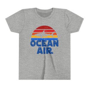 Youth Tee - 'Ocean Air' Retro Sunset Surf Graphic