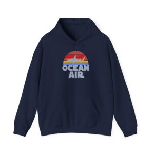 Ocean Air Hoodie — Vintage Sunset Beach Sweatshirt